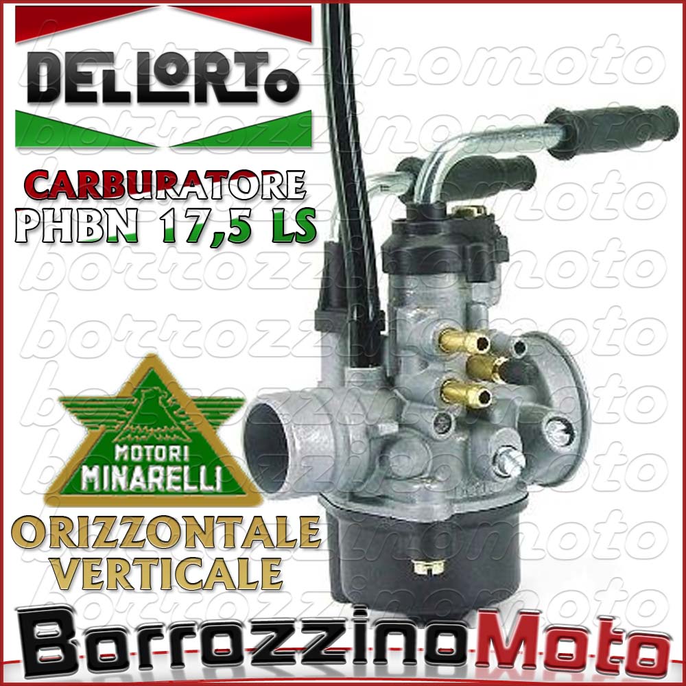 Cerutti Moto Ricambi Milano - Carburatore Dell'orto Phbn 17,5