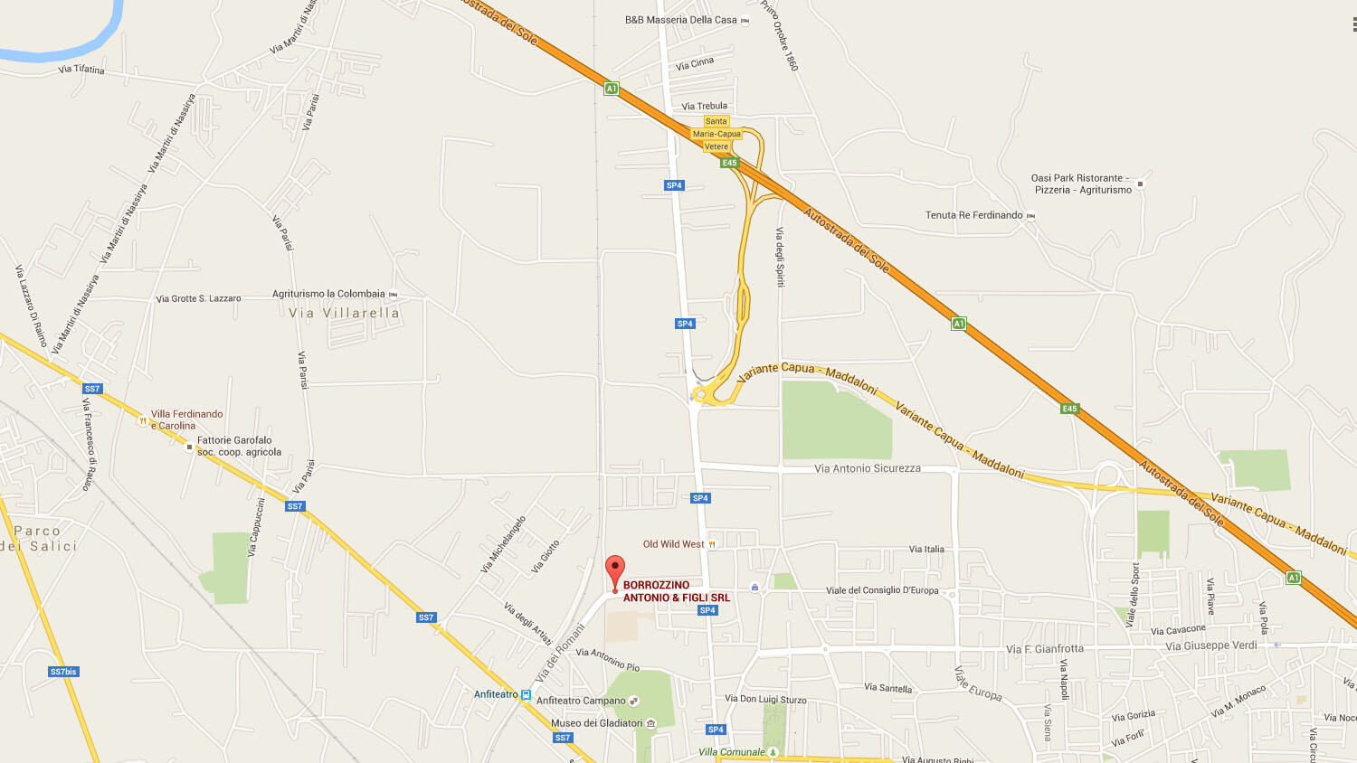 mappa borrozzinomoto