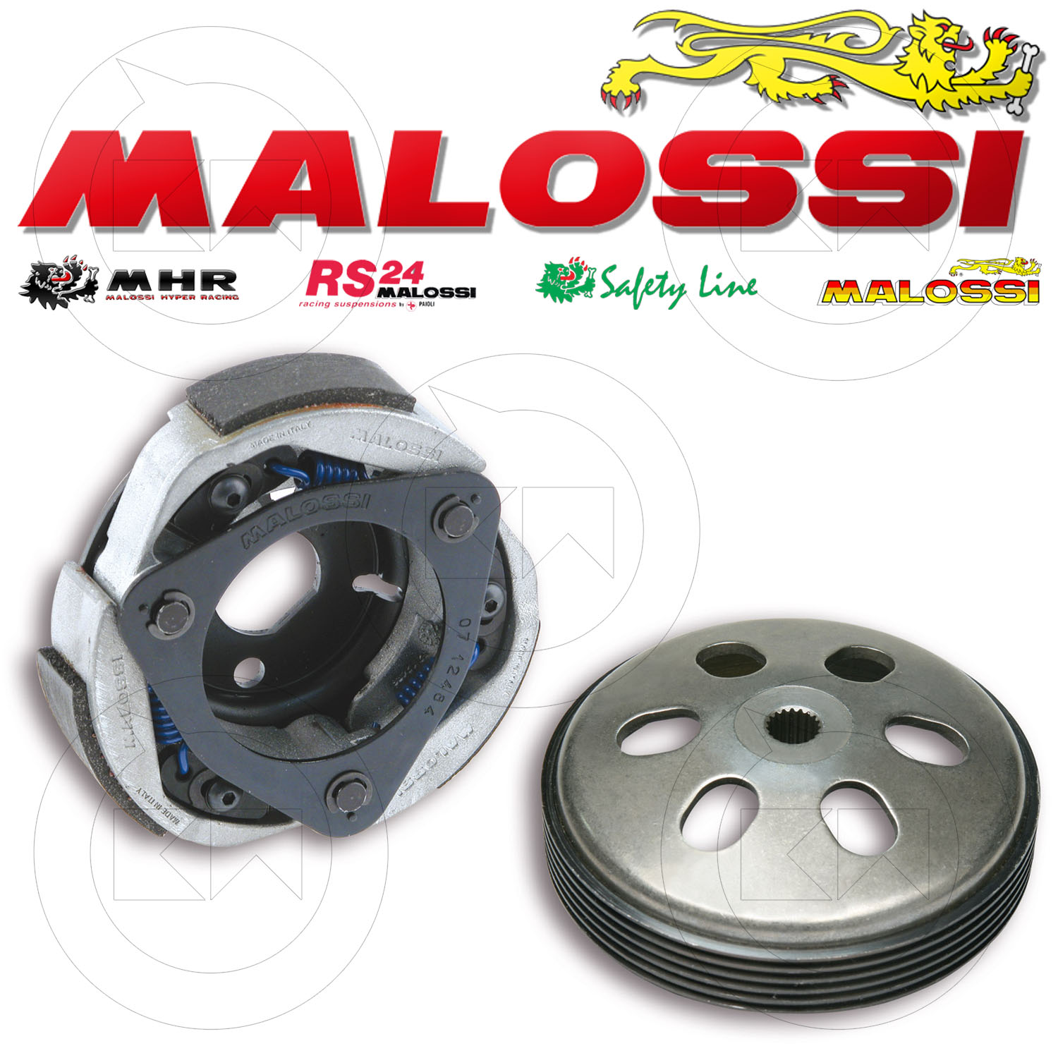 Details about MALOSSI 5216070 CLUTCH + BELL D 125 MAXI DELTA SYSTEM MALAGUTI  BLOG 125 ie