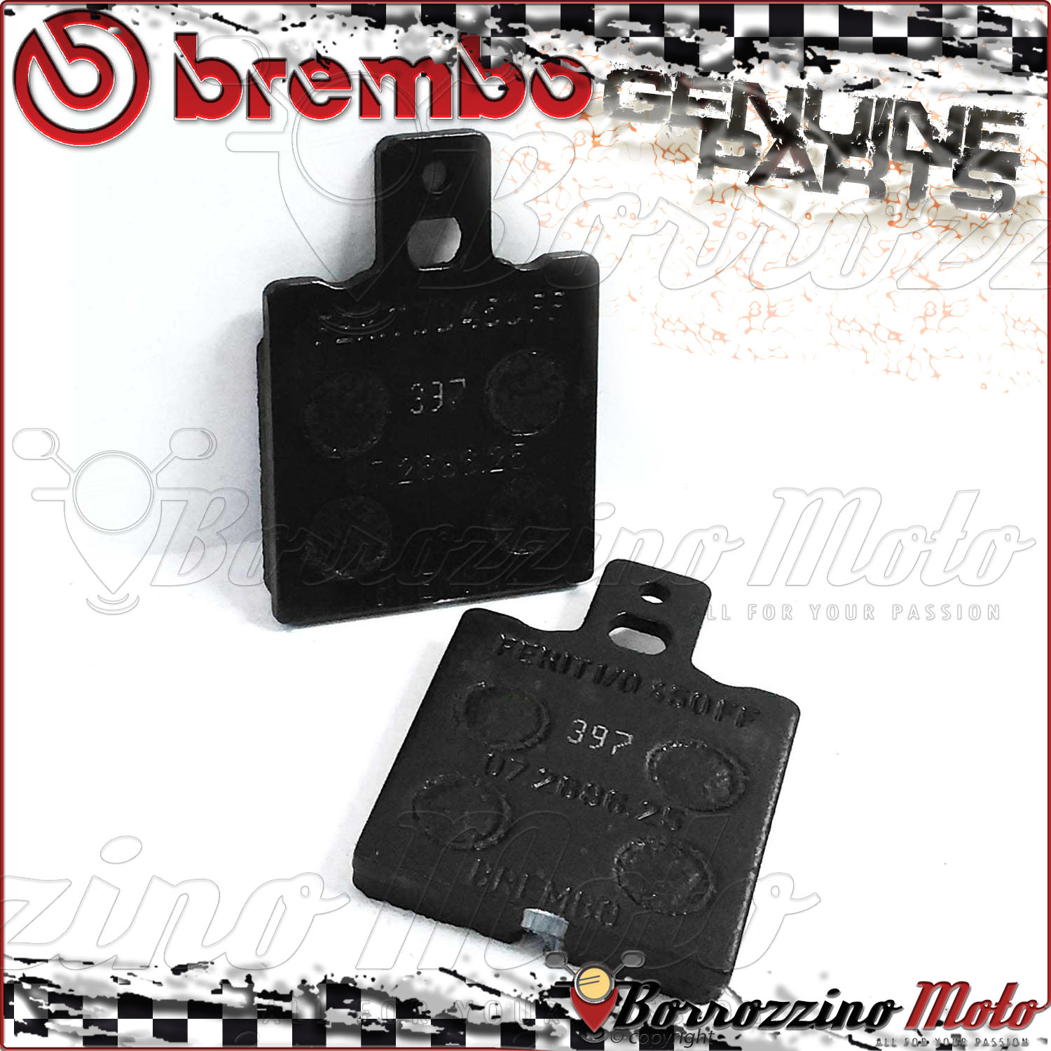 Road Passion pastiglie freno posteriore per CAGIVA Raptor 125 2003-2010