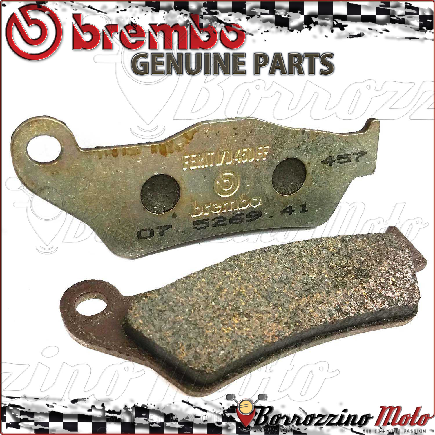 PASTIGLIE FRENO POSTERIORI BREMBO SINTERIZZATE KTM LC8 ADVENTURE ABS 990 2006